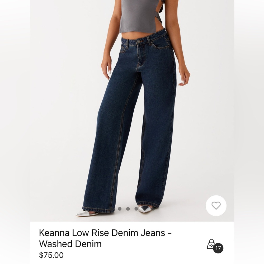 Low rise jeans